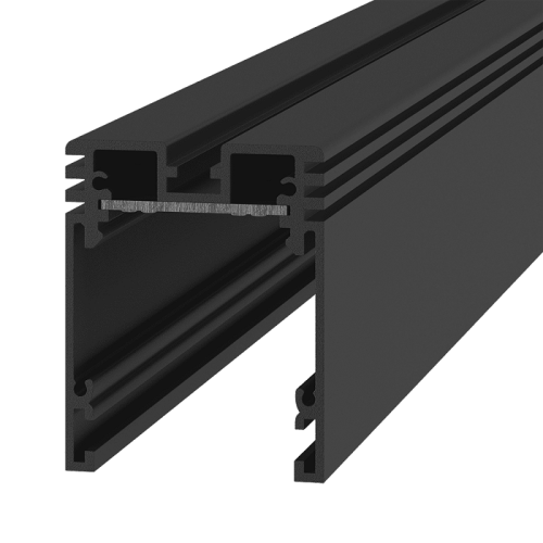 Трек низковольтный универсальный без провода питания SW-G SY SY-601201-2-BL 2м Черный картинка 